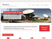 Tablet Screenshot of microcom-rdc.net